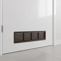 Griglia di ventilazione bifacciale per porta 430 x 115 mm / Marrone scuro