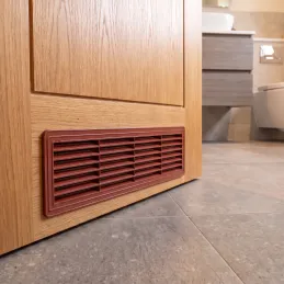 Griglia di ventilazione bifacciale per porta 430 x 115 mm / Calvados