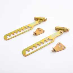 Ferramenta per il bloccaggio delle finestre - 2 pz / Zinco giallo