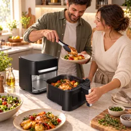 Friggitrice ad aria ULTRON XXL - 8L / Nera