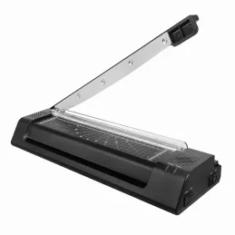 Laminatrice con taglierina per carta EASY / Nero