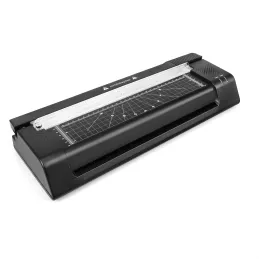 Laminatrice con taglierina per carta EASY / Nero