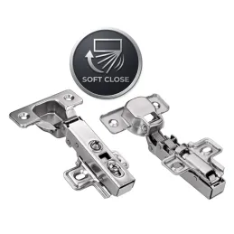 Cerniera CLIP ad applicazione esterna con ammortizzatore e piastrina 765177