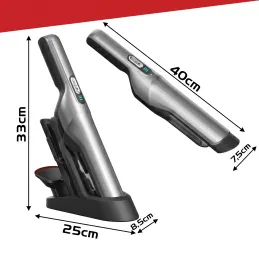 Aspirapolvere portatile senza fili ULTRA LUX 100W / Nero