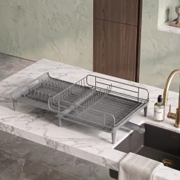 Scolapiatti pieghevole WARD / Grigio