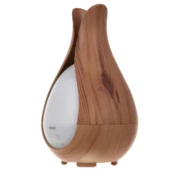 Umidificatore ad ultrasuoni a LED con telecomando DROP / Legno naturale