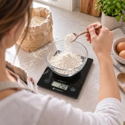Bilancia da cucina digitale EASY COOK / Nera