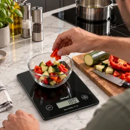 Bilancia da cucina digitale EASY COOK / Nera