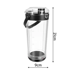 Contenitore di ricambio per frullatore elettrico USB ARIANO 600 ml / Nero