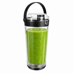 Contenitore di ricambio per frullatore elettrico USB ARIANO 600 ml / Nero