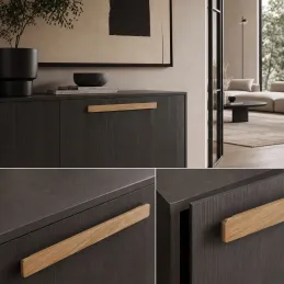 Maniglia in legno VIVIAN / Rovere naturale