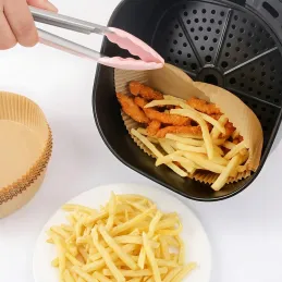 Set di 50 inserti rotondi in carta per friggitrice