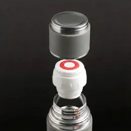 Termos elegante con 3 bicchieri 400 ml / Grigio
