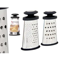 Grattugia per formaggio in acciaio inox / Acciaio inox - nero