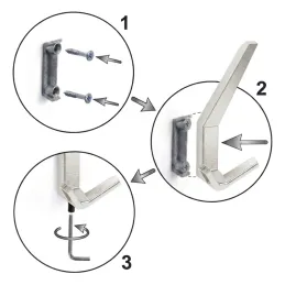 Appendiabiti GRAPA MAXI / Acciaio inox