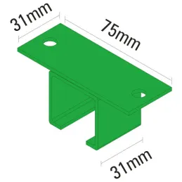Fissaggio superiore della guida K-075 / A soffitto