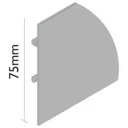 Copertura per binari K-075 / Alluminio