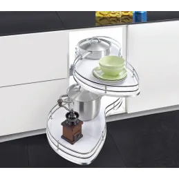 Marsupio angolare ELEGANCE con ammortizzazione / Bianco