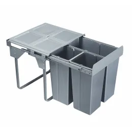 Cestello estraibile da 600 mm – 1×34 L + 2×17 L / Grigio