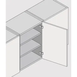 Cerniera applicata a 100° CLIP – senza molla