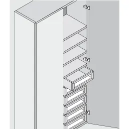 Cerniera a scodellino CLIP a 155° con zero sporgenza