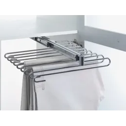 Portapantaloni estraibile / Cromo lucido