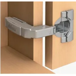 Cerniera per angolo cieco 90° CLIP TOP con ammortizzazione