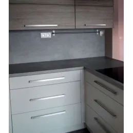 Maniglia CUBICON / Effetto acciaio inox