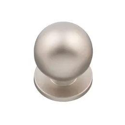 Pomello BALL 20 mm / Nichel satinato