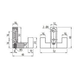 Appendiabiti TELGADO DUO / Acciaio inox