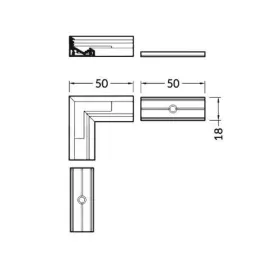 Giunto angolare CORNER10 90°