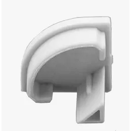 Terminale UNI CORNER angolare / Grigio