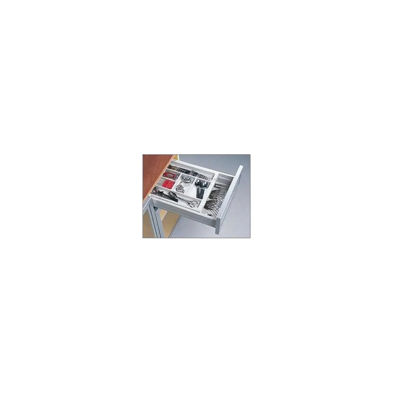 Cassetto estraibile in PVC con portaposate