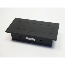 Presa elettrica a scomparsa GEMINO 3x230V / Nera