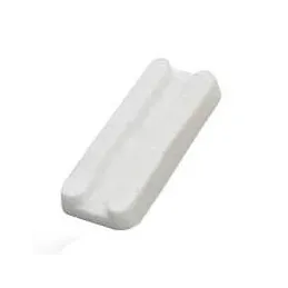 Cursore PVC mini a incastro - Bianco / 10 pz.