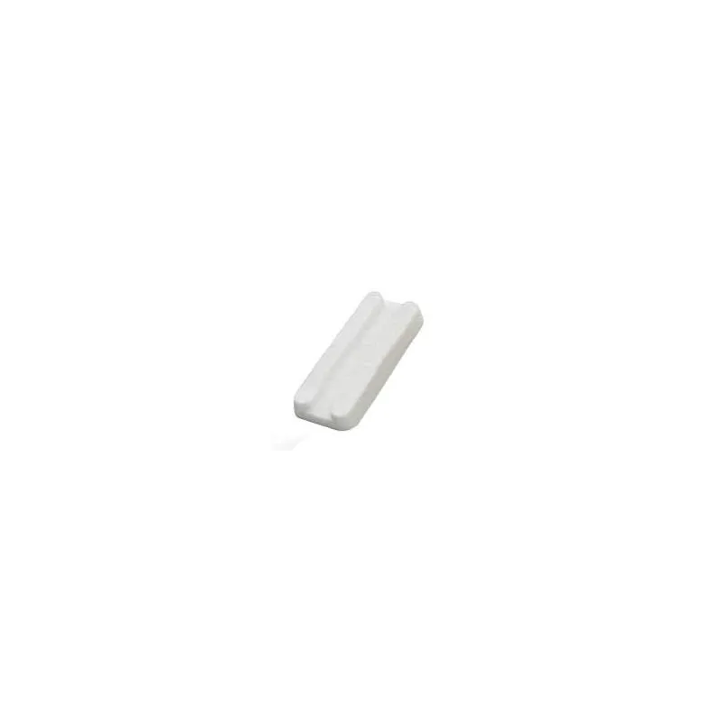 Cursore PVC mini a incastro - Bianco / 10 pz.