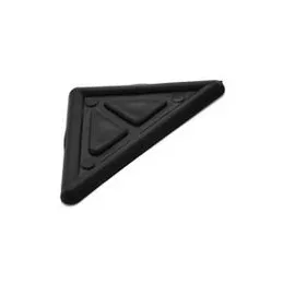 Scivolo triangolare - nero, 10 pezzi