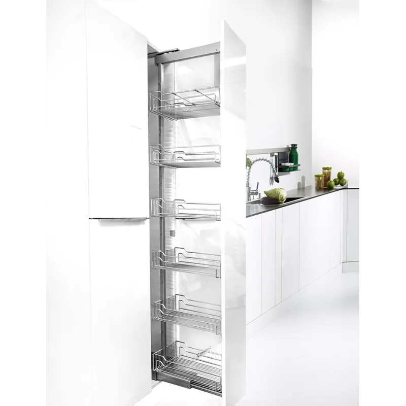 Porta-alimenti Dispensa in filo metallico / cromato