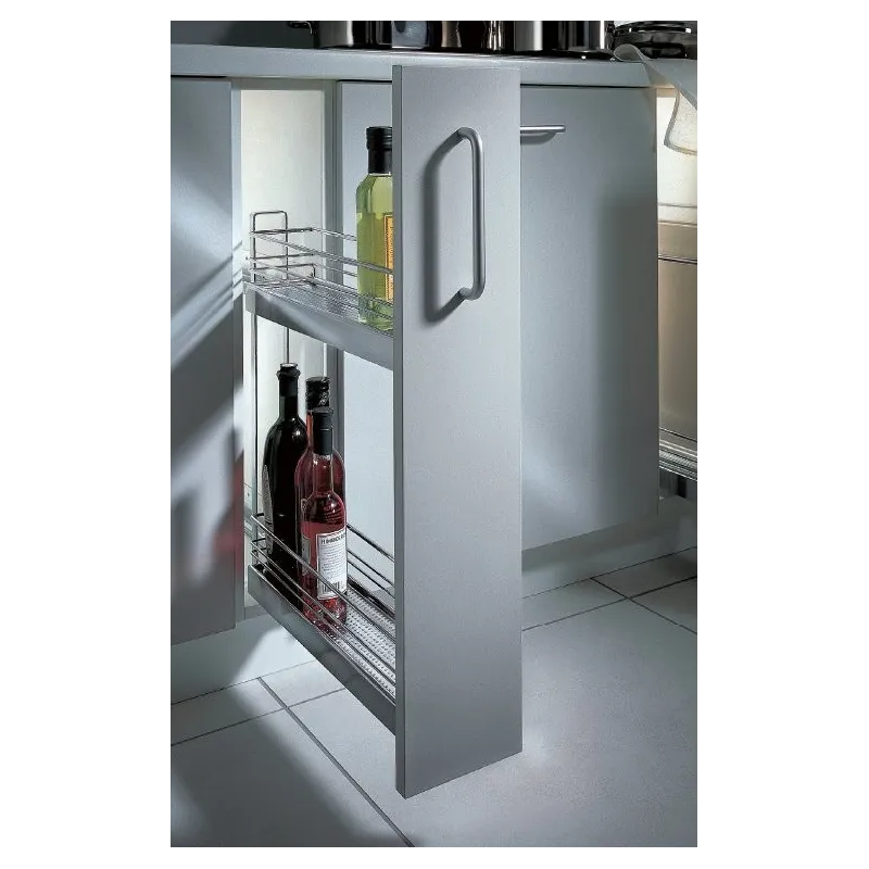 Cestello ad estrazione totale 15-3D color argento