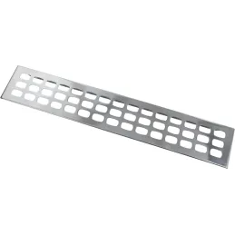 Griglia di ventilazione 400 x 70 cromata