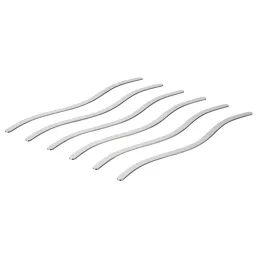 Asta adesiva curva di base / set da 6 pezzi in acciaio inox