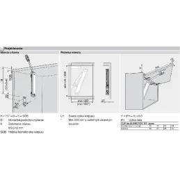Set di meccanismi di sollevamento Aventos HK-XS