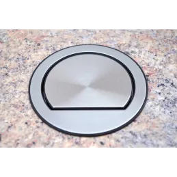 Presa elettrica a scomparsa Elevator USB in acciaio inox