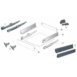 Box da cucina INTERBOX 86 / Grigio