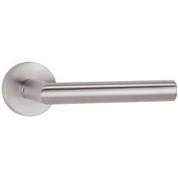 Maniglia su rosetta LEKO VISION / Acciaio inox satinato