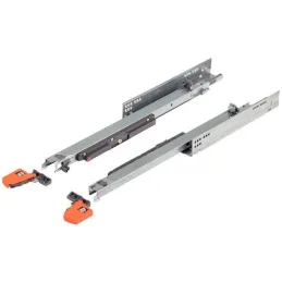 Cassetto estraibile nascosto MOVENTO con ammortizzazione e attacchi / 40 kg