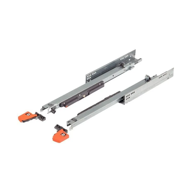 Cassetto estraibile nascosto MOVENTO con ammortizzazione e attacchi / 40 kg