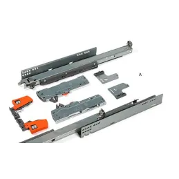 Cassetto ad estrazione totale nascosta MOVENTO TIP-ON BLUMOTION con maniglie / 40 kg