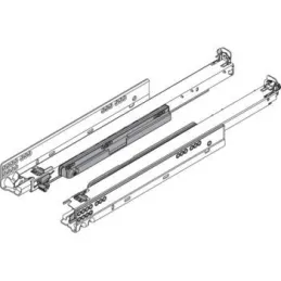 Cassetto ad estrazione totale nascosta MOVENTO TIP-ON BLUMOTION con maniglie / 40 kg