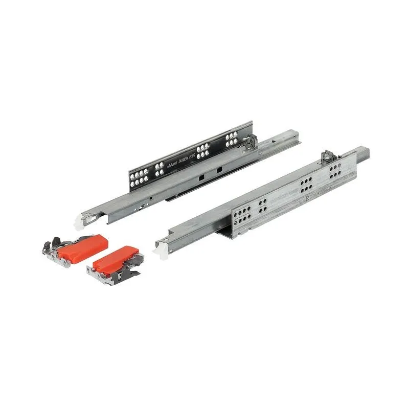 Cassetto ad estrazione totale nascosto TANDEM Plus con ammortizzazione e staffe / 30 kg